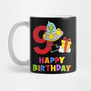 9th Birthday Party 9 Year Old Nine Years Mug